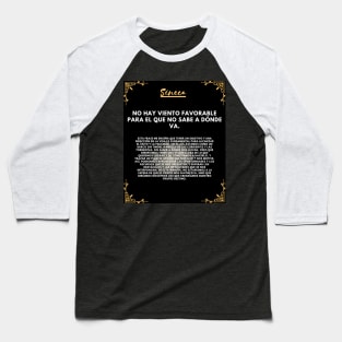 Seneca: the philosopher who helps you find your direction Baseball T-Shirt